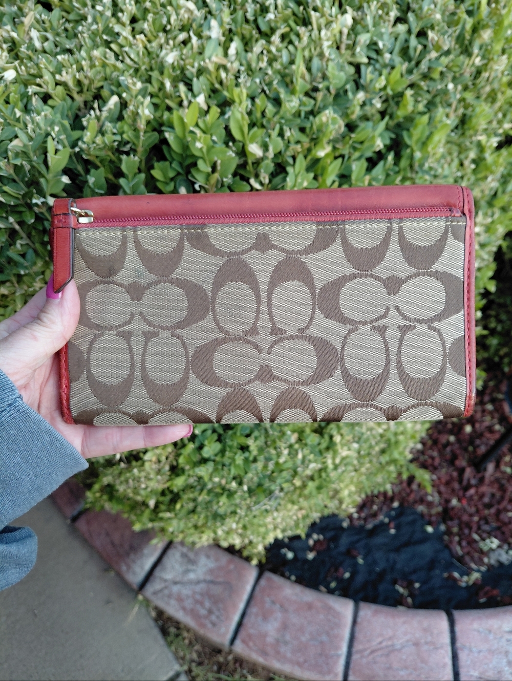 Coach Bleecker Signature Duffle Bag 11437 & Bleeker Wallet Tattersall Lining - Picture 10 of 13